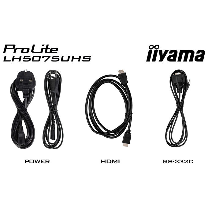 Iiyama LH5075UHS-B2AG Display professionale segnaletica digitale 50'' 4K UHD Android 11 colore Nero