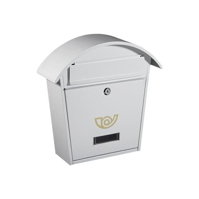 Alubox Lifter Chalet Cassetta Postale Verniciata Bianca