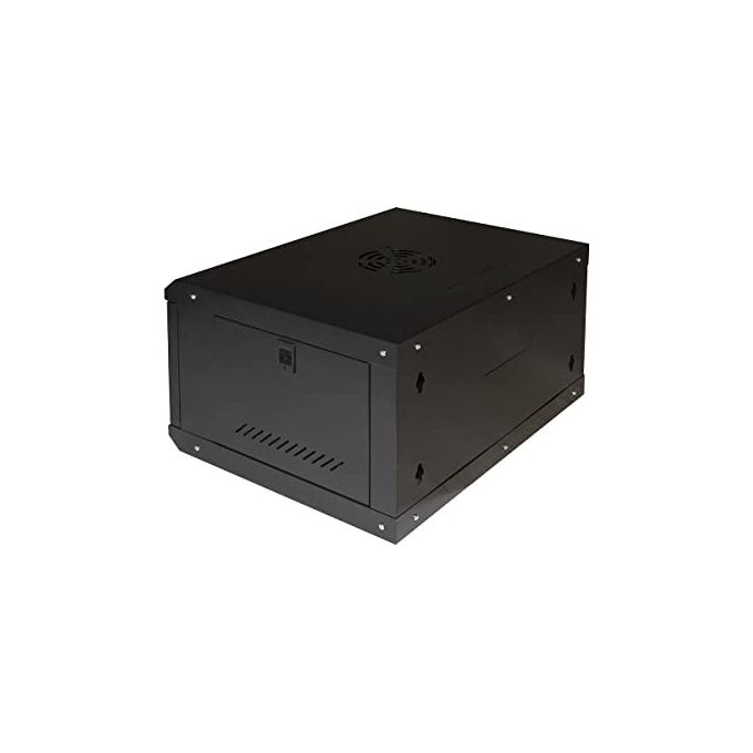 [ComeNuovo] Link Armadio Rack 19'' 6u Link Serie Light Colore Nero con Porta Vetro (Axpxl) 300x400x530mm Ripiano Incluso