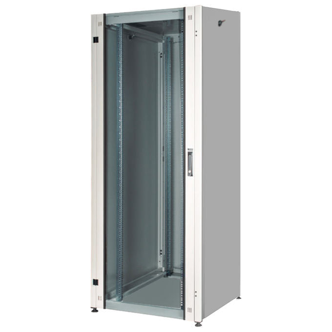 Link LK1942U610PV Armadio Rack per Reti 19'' 42U Colore Grigio Porta Vetro Serie Eavi
