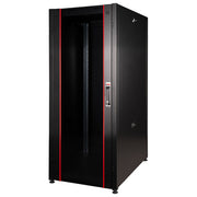 Link Armadio Rack per Reti 19'' 42u 2002x600x1000mm Colore Nero Porta a Vetro Serie Eavi
