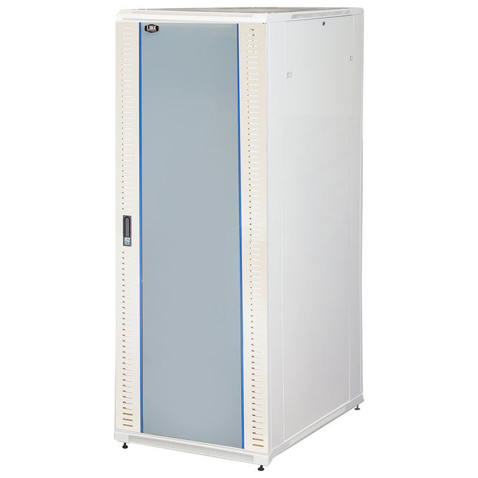 Link Armadio rack 19 42u (a)2055, (l)800, (p)1000 porta vetro colore grigio