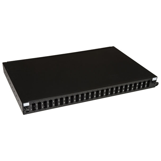 Link Pannello Fibra Ottica 19'' con 24 Porte SC Duplex Profondita' 250mm Nero con Accessori
