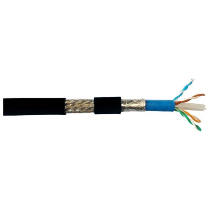 LINK cavo solido utp per reti categoria 6 lszh+pe in rame matassa mt 305 armato