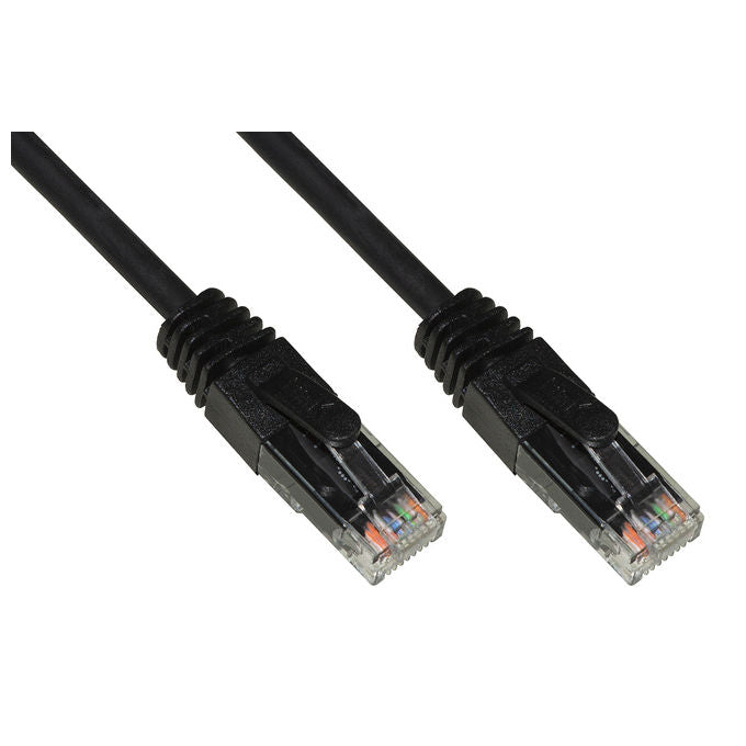 Link Cavo di Rete Categoria 6a Non Schermato Utp Awg2 Nero Halogenfree 50mt