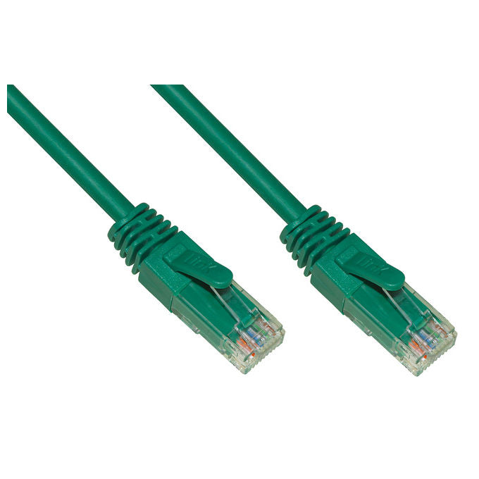 Link Cavo di Rete Categoria 6a Non Schermato Utp Awg24 Verde Halogenfree 50mt