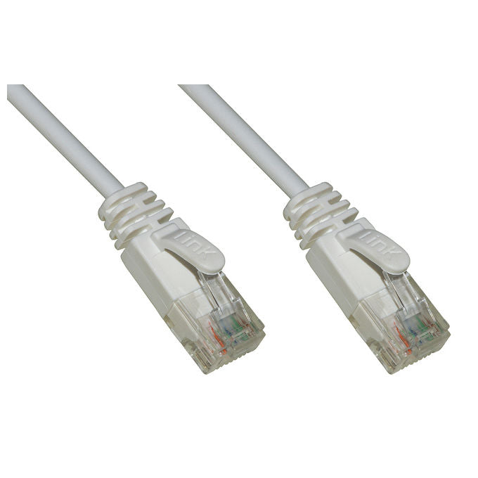 LINK cavo rete categoria 6 non schermato utp colore grigio halogenfree mt 1,5 slim