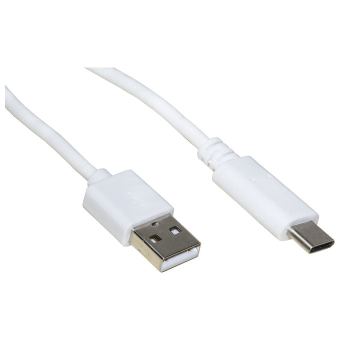 Link Cavo Usb 2.0 ''A'' Maschio Usb-C 0.3mt Bianco