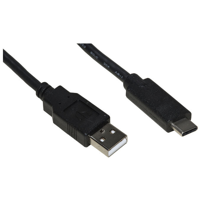 Link Cavo Usb 2.0 ''A'' Maschio Usb-C 0.5mt Nero