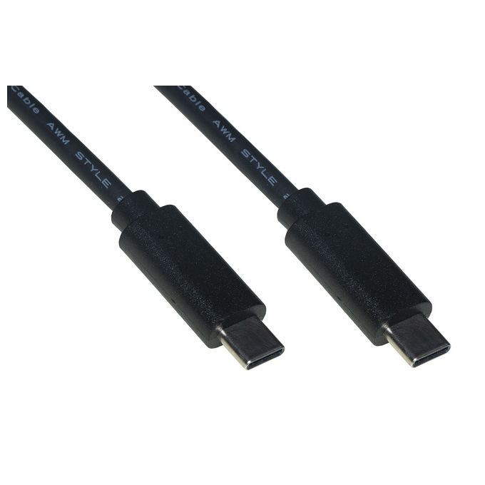 Link Cavo Usb-C Maschio-Maschio con E-Mark Colore Nero 1.5mt per Ricarica e Dati