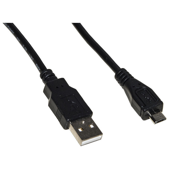 Link Cavo Usb 2.0 Micro Usb-B in Rame 0.5mt Nero