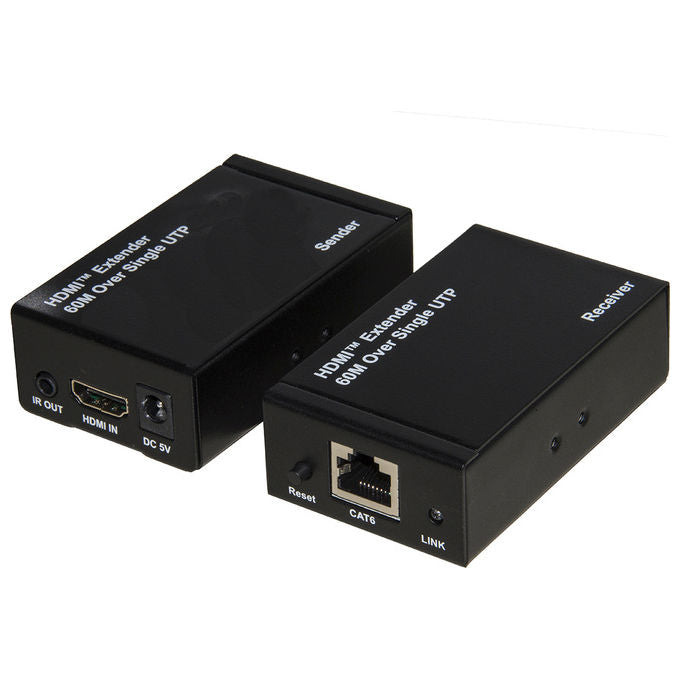 Link Estensore Hdmi Tramite Cavo Cat5e-6 Fino a 60 Metri 4k