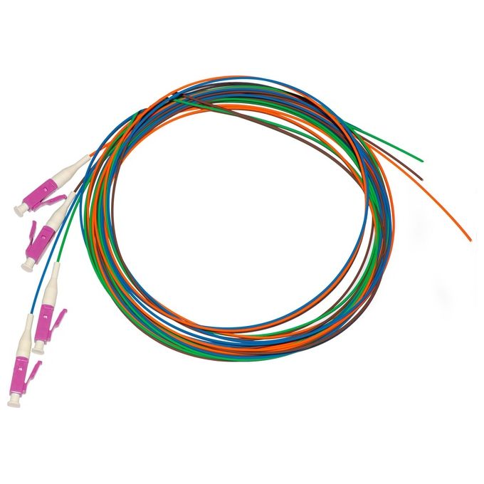 Link Confezione 4 Pigtail 2 Connettore Lc Simplex Multimode Om4