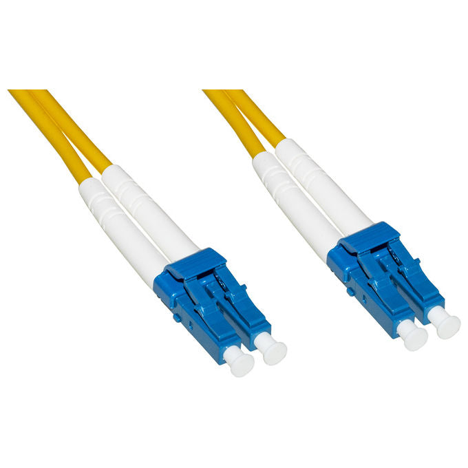 LINK cavo fibra ottica lc a lc singlemode duplex 9-125 mt 1 bending insensitive lszh