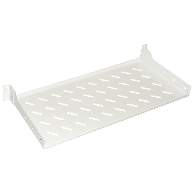 Link Ripiano per Armadio 19'' 1 Unita' Profondita' 200mm 2 Attacchi Frontali Grigio