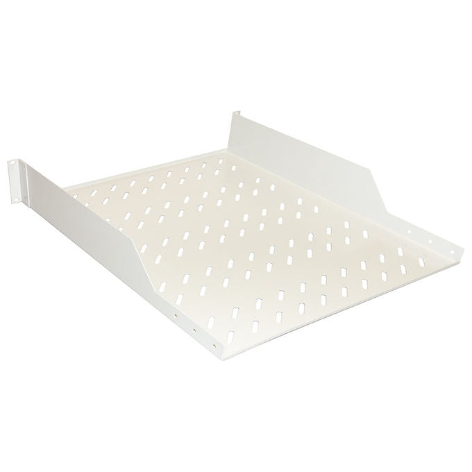 Link Ripiano per Armadio 19'' 1 Unita' Profondita' 550mm 2 Attacchi Frontali Grigio