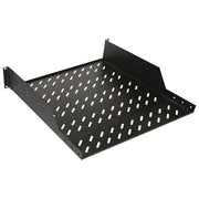 Link Ripiano per Armadio 19'' 1 Unita' Profondita' 550mm 2 Attacchi Frontali Nero