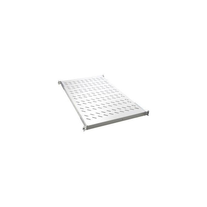 Link Ripiano Universale per Armadio Rack 19'' Allungabile 720mm con 4 Agganci Grigio