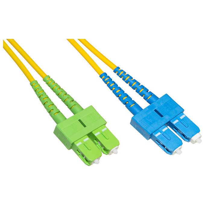 Link Cavo Fibra Ottica Sc Apc a Sc Upc Singlemode Duplex 1mt