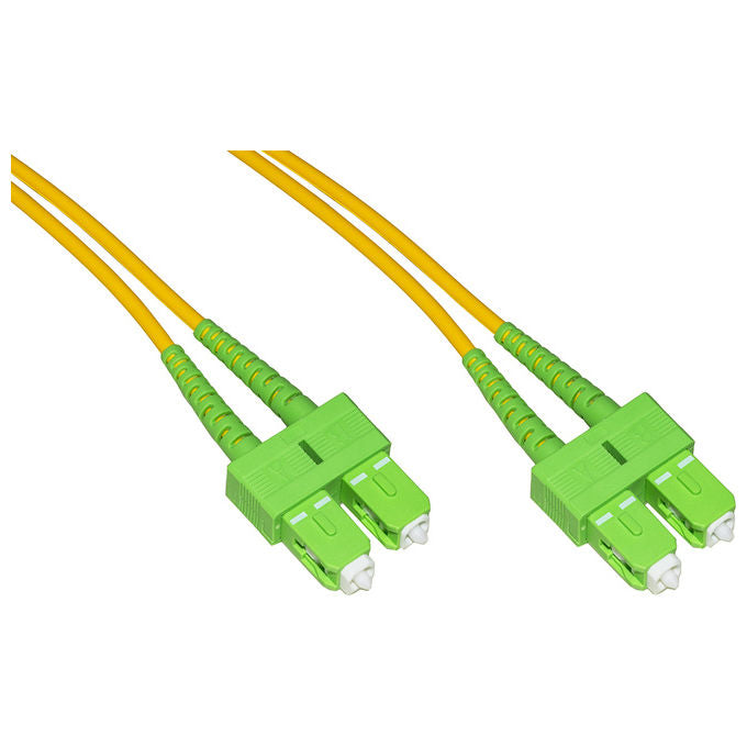 Link cavo fibra ottica apc sc a apc sc singlemode duplex  mt.1
