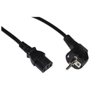 Link cavo alimentazione mt. 1.80 spina tedesca 90 gradi 250 v presa iec vde sezione conduttori 1,5 mm