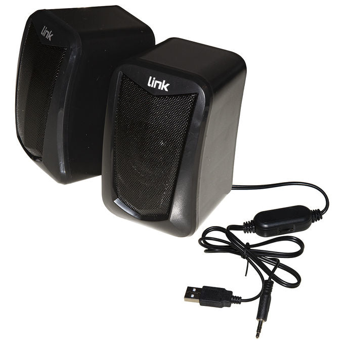 Link Casse Audio 5W Usb con Controllo Volume
