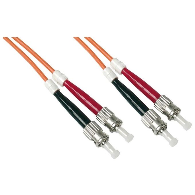 Link cavo fibra ottica st a st multimode duplex om2 50-125 mt.2