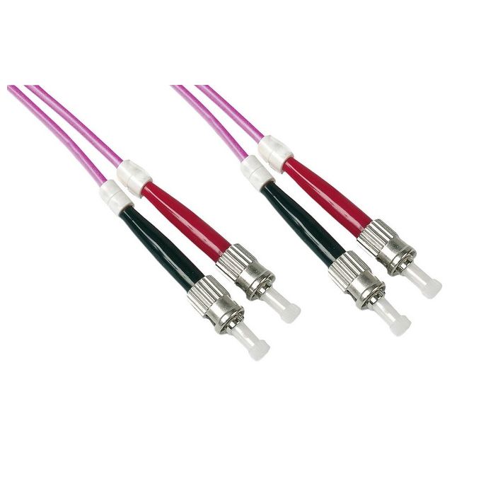 Link cavo fibra ottica st a st multimode duplex om4 50-125 mt.20