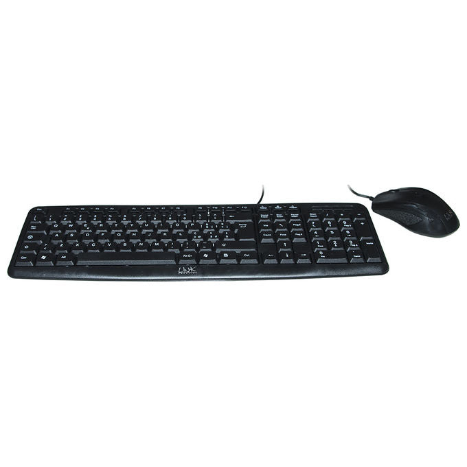 Digitus Kit Tastiera e Mouse con Cavo Usb