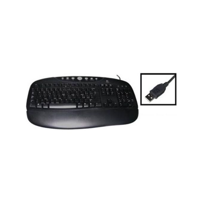 Logitech K120 Tastiera Cablata Business per Windows-Linux, USB, Tasti ?Silenziosi