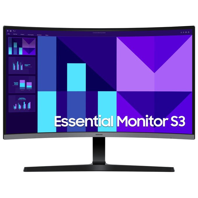 Samsung LS27D392GAUXEN S27D392GAU Monitor PC 27'' 1920 x 1080 Pixel Full HD LCD Curvo 100 Hz VA 4 ms Nero colore Nero