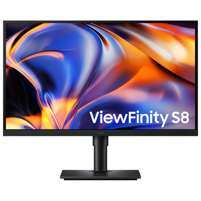 Samsung LS27H802EFAXEN ViewFinity S8 Monitor 5K 5120x2880 Pixel IPS 27'' con USB-C colore Nero