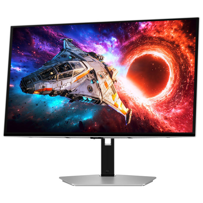 Samsung LS27HG800SUXEN Odyssey OLED G8 Monitor 27'' 4K 3840x2160 Pixel 240 Hz OLED 0,03 ms FreeSync Premium Pro colore Argento
