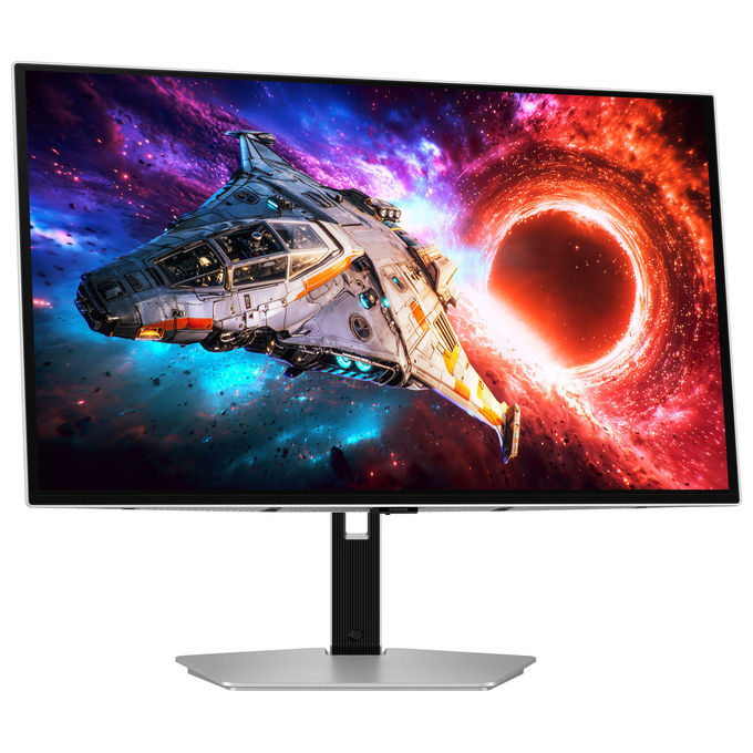 Samsung LS27HG800SUXEN Odyssey OLED G8 Monitor 27'' 4K 3840x2160 Pixel 240 Hz OLED 0,03 ms FreeSync Premium Pro colore Argento