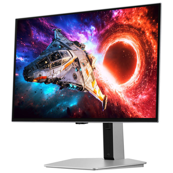 Samsung LS27HG800SUXEN Odyssey OLED G8 Monitor 27'' 4K 3840x2160 Pixel 240 Hz OLED 0,03 ms FreeSync Premium Pro colore Argento