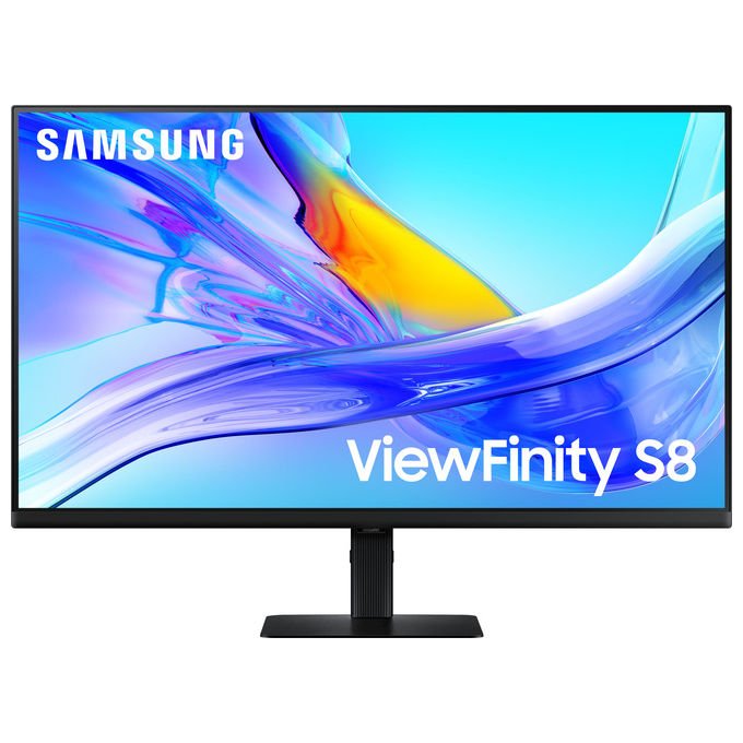Samsung LS32D800UBUXEN S80UD Monitor PC 32'' 3840 x 2160 Pixel 4K UHD IPS HDR10 USB-C Hub KVM 90W colore Nero