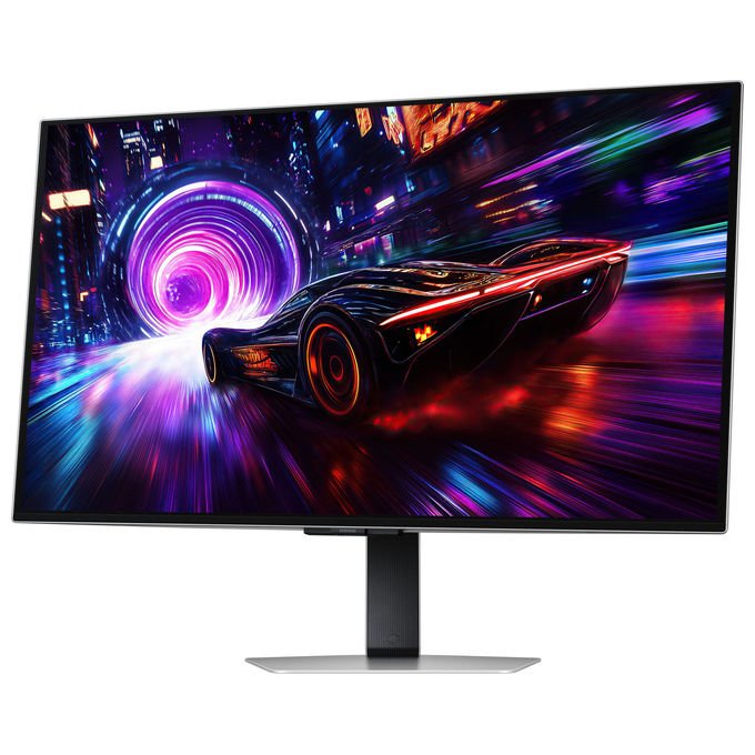 Samsung S32FG814SU Monitor 32'' 3840 x 2160 Pixel 4K Ultra HD OLED con AMD FreeSync e tempo di risposta 0,03 ms colore Argento