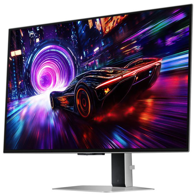 Samsung S32FG814SU Monitor 32'' 3840 x 2160 Pixel 4K Ultra HD OLED con AMD FreeSync e tempo di risposta 0,03 ms colore Argento