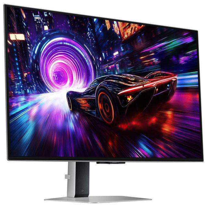 Samsung S32FG814SU Monitor 32'' 3840 x 2160 Pixel 4K Ultra HD OLED con AMD FreeSync e tempo di risposta 0,03 ms colore Argento