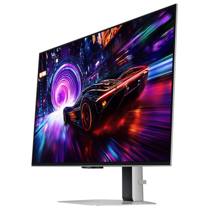 Samsung S32FG814SU Monitor 32'' 3840 x 2160 Pixel 4K Ultra HD OLED con AMD FreeSync e tempo di risposta 0,03 ms colore Argento