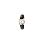 Casio Orologio da Polso Analogico Vetro Minerale Cassa in Ottone Cinturino in Pelle