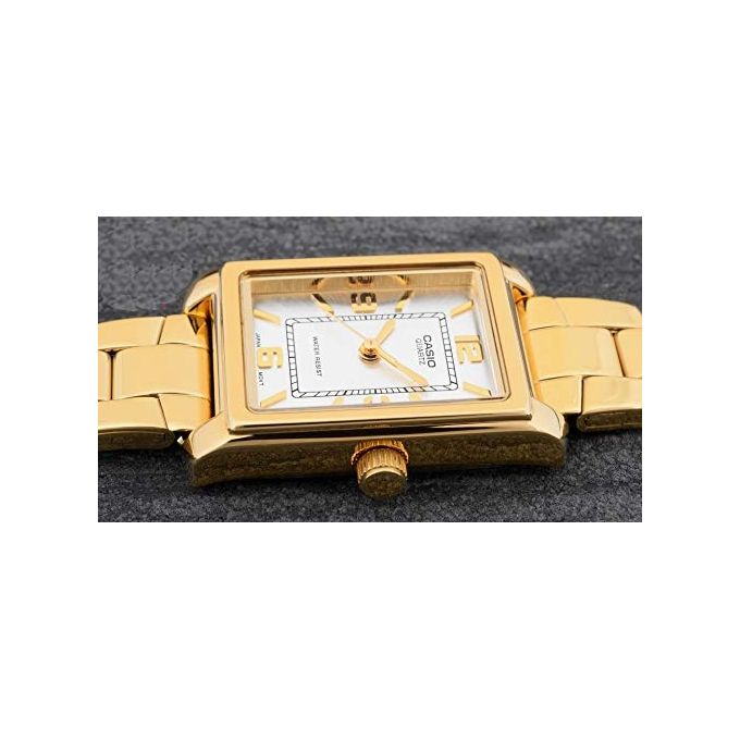 Casio, Orologio Donna, Placcato Oro, Argento, LTP-1234PG-7AEF, Classico