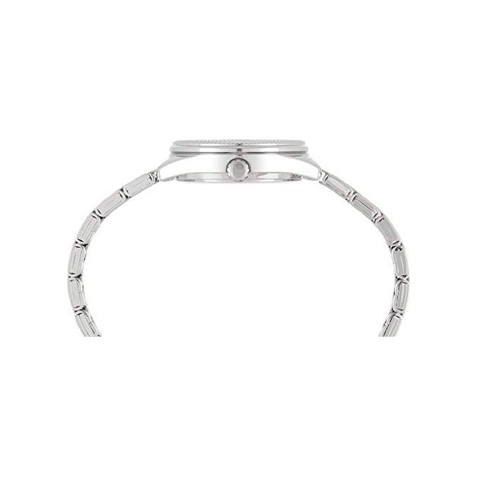 Casio Orologio da Polso Analogico con Date Display Vetro Minerale Bracciale in Acciaio con Chiusura di Sicurezza