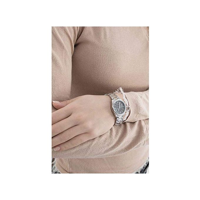 Casio orologio donna quarzo LTP1302PD1A1VEF acciaio inox 28mm quadrante nero 5atm