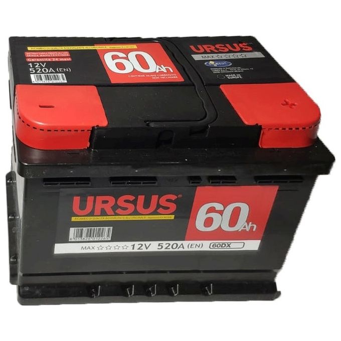 Ursus Batteria Auto 60 Ampere 12V 60AH 570A ( EN ) - TECNOLOGIA EFB
