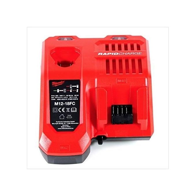 Milwaukee Rapid M12-18Fc Caricabatterie 12V