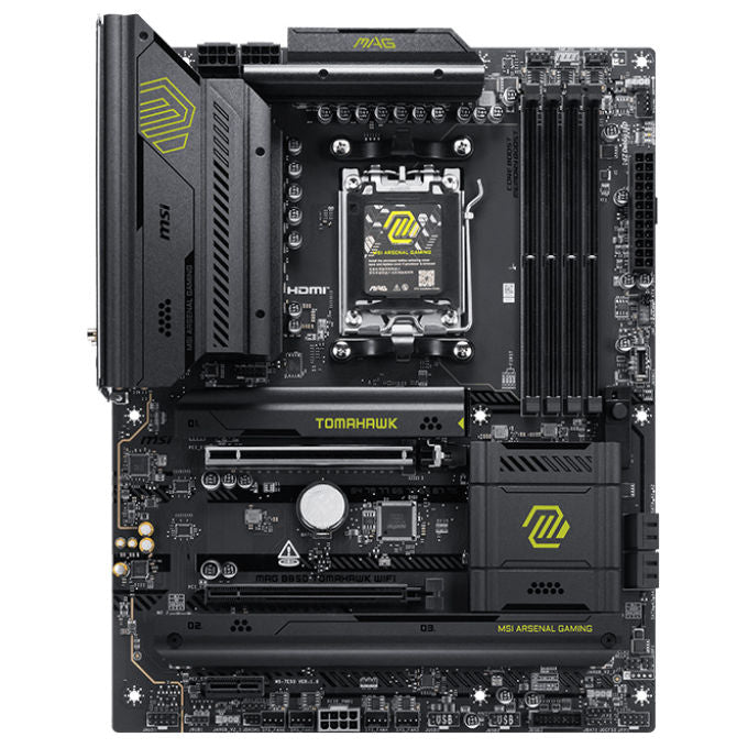 MSI MAG B850 TOMAHAWK WIFI Scheda madre ATX AMD B850 Socket AM5 DDR5 fino a 8200 MHz Wi-Fi 7 5GbE colore Nero