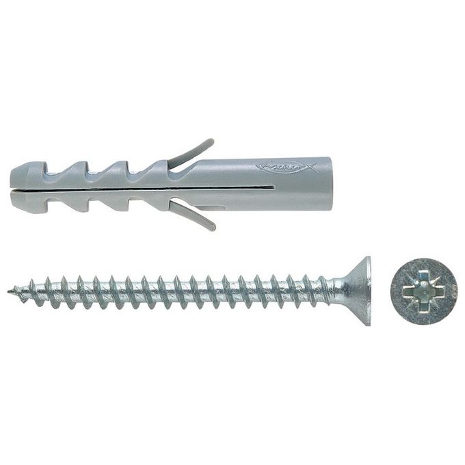 Tasselli S 8 V Con Vite (50 Pz.)
