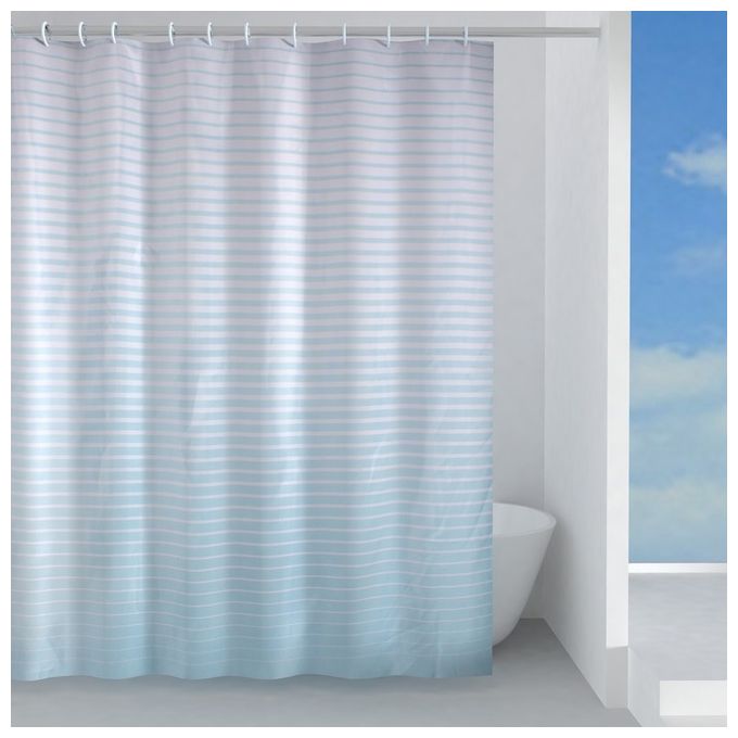 Gedy Tenda Doccia Poliestere G-Orizzonti Tessuto 200x180x0,1 Cm