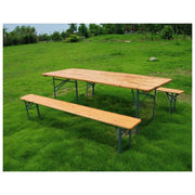 Set Birra Rettangolare 70x220cm (1 Tavolo 2 Panche)